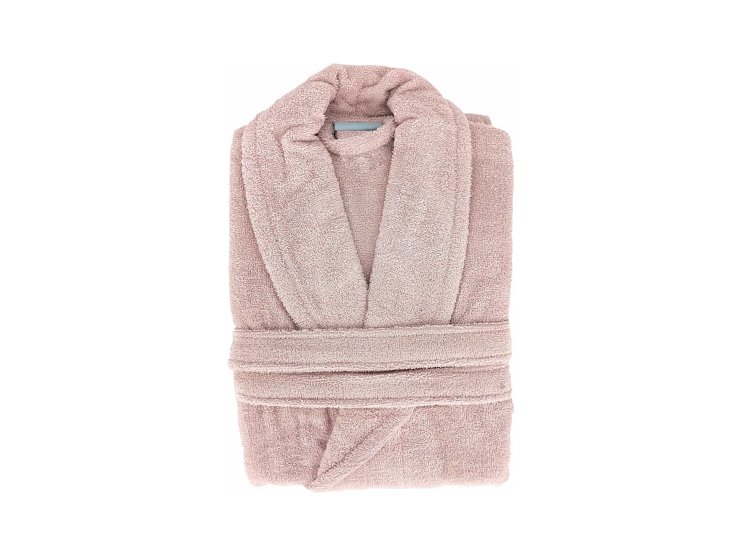 Peignoir col châle NAIA éponge coton taille S rose