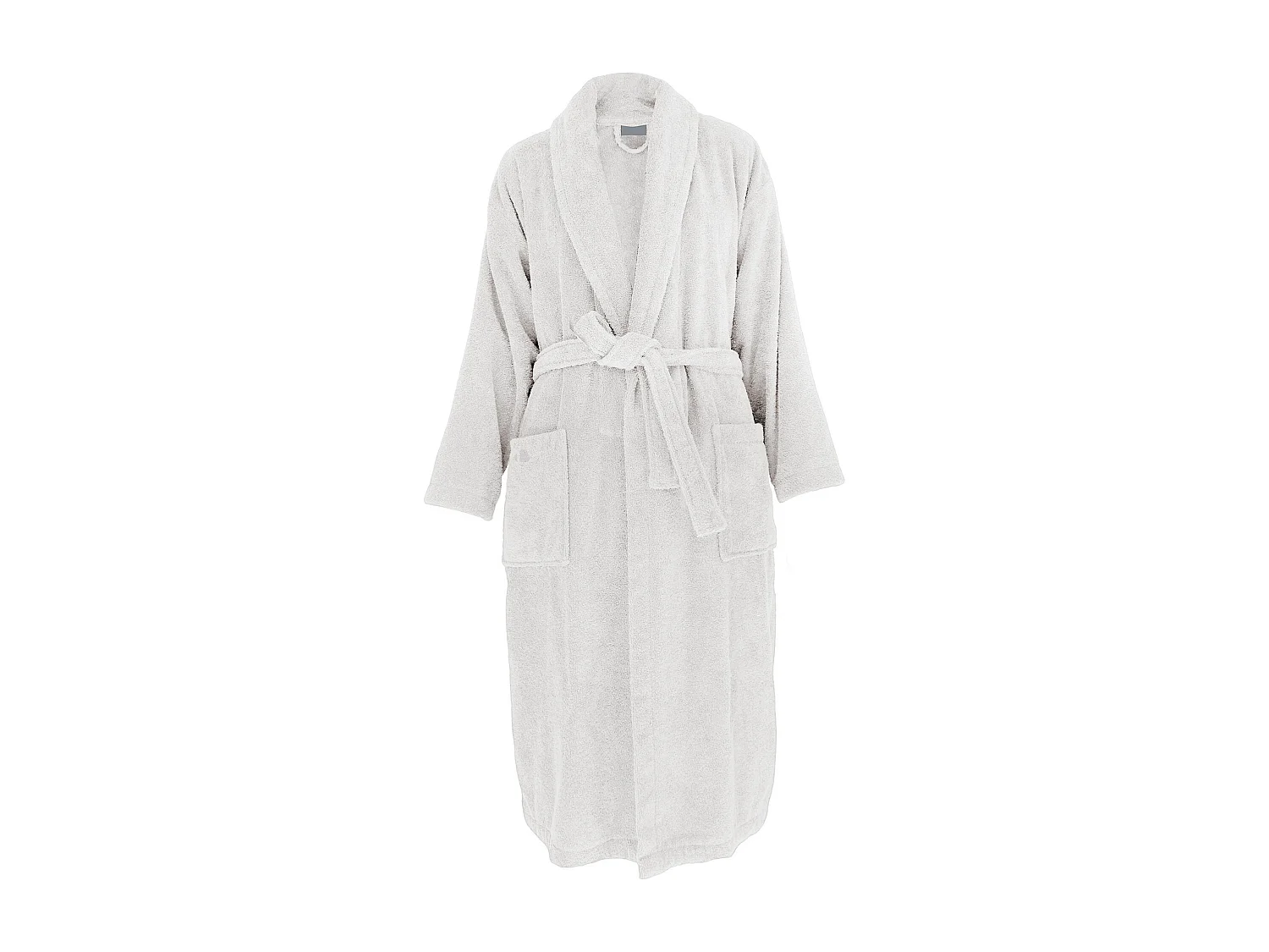 Peignoir col châle NAIA éponge coton taille XXL blanc