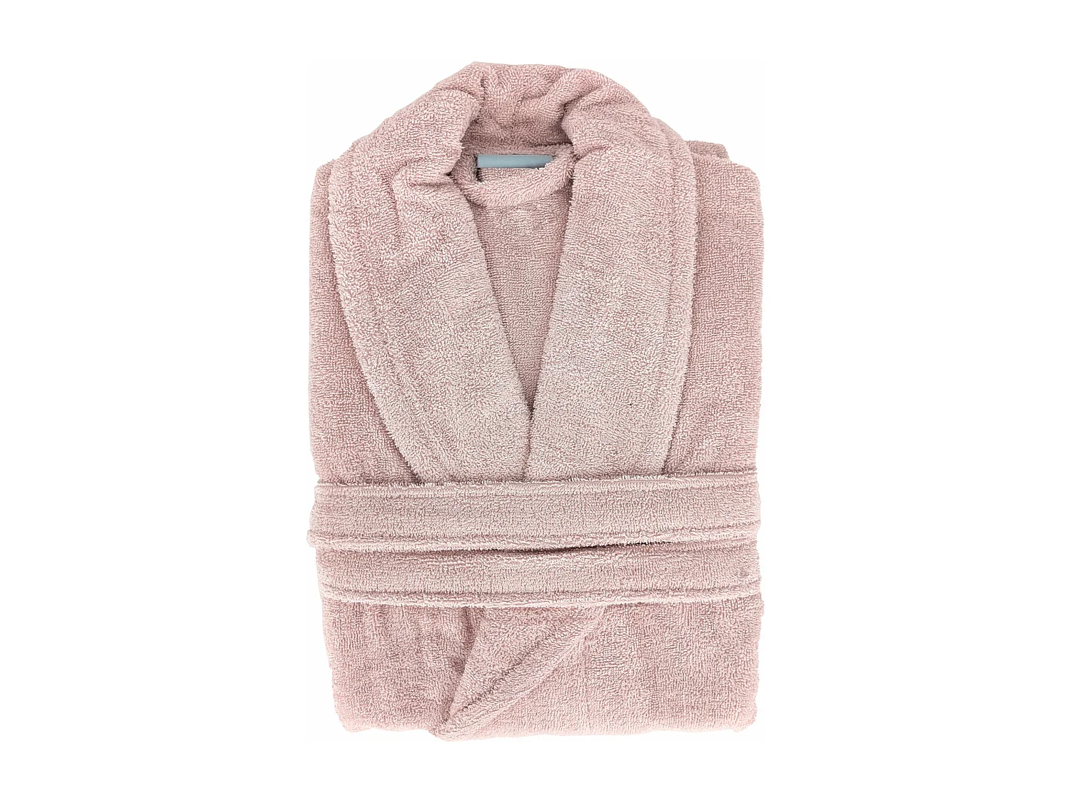 Peignoir col châle NAIA éponge coton taille M rose