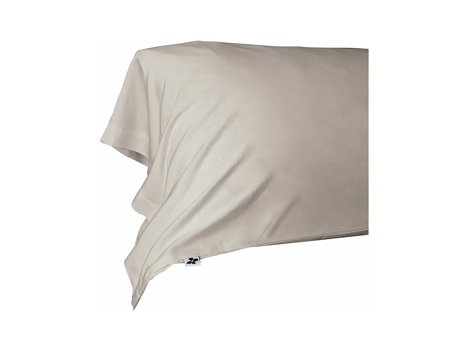 DALIA - Taie de Traversin 43x185cm 100 % Viscose de Bambou Pampa