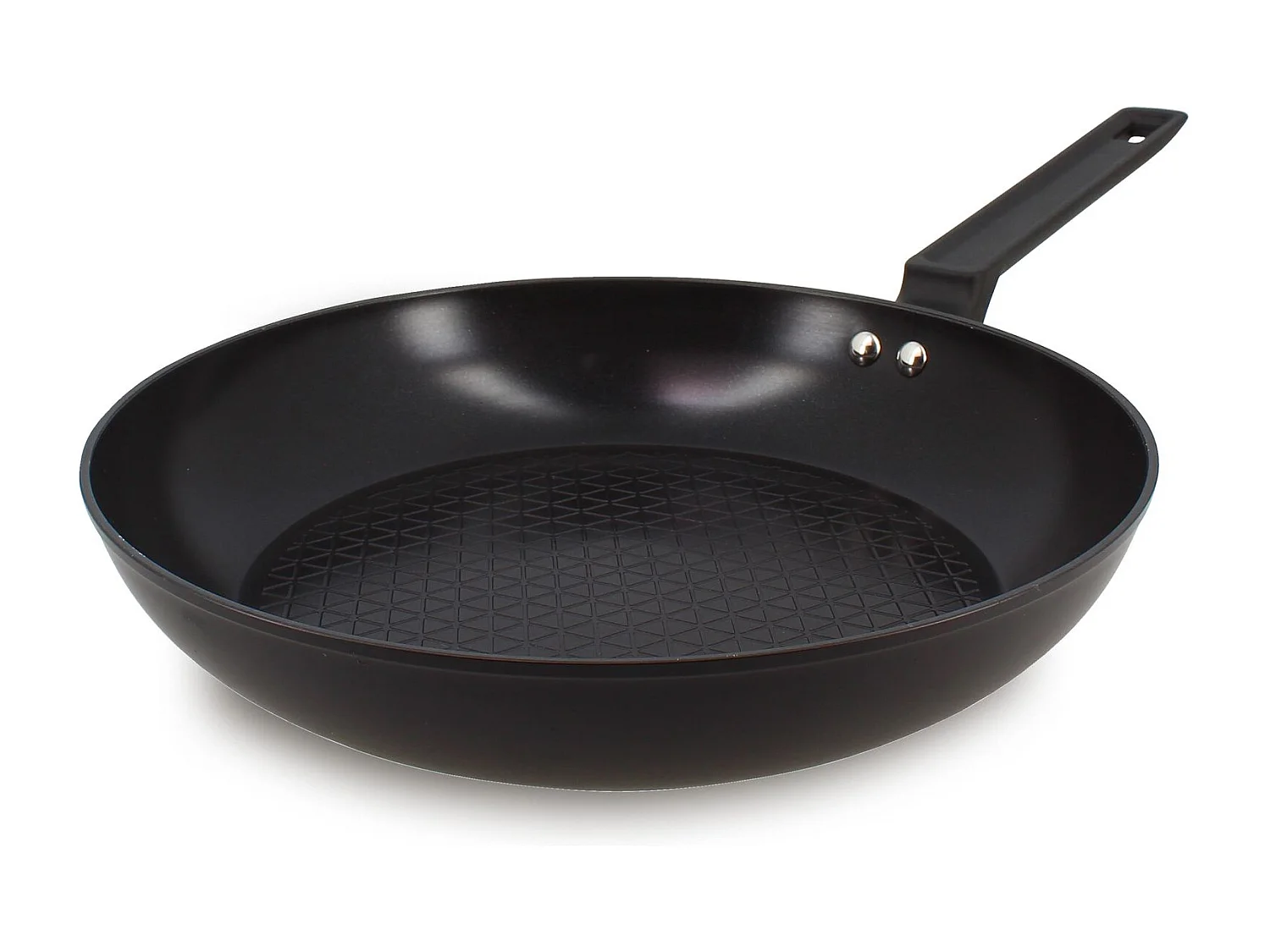 Menastyl - Poele First 28cm En Aluminium Noir Induction