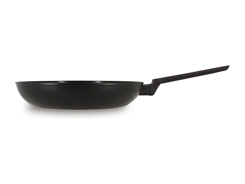 Menastyl - Poele First 28cm En Aluminium Noir Induction