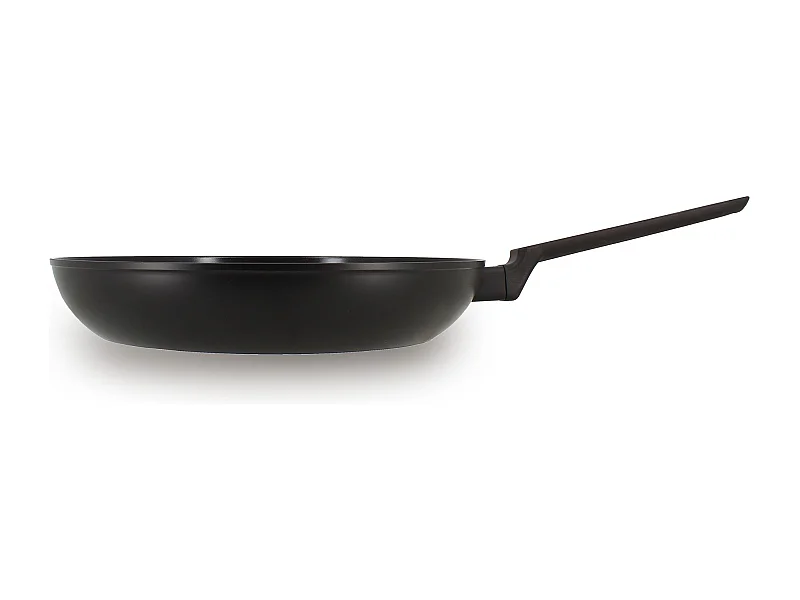 Menastyl - Poele First 30cm En Aluminium Noir Induction