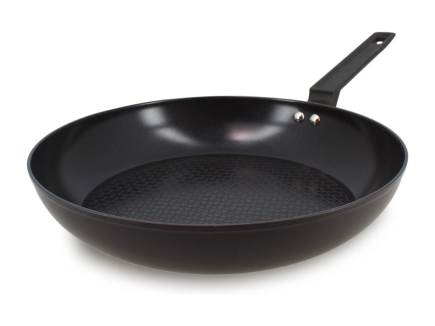 Menastyl - Poele First 30cm En Aluminium Noir Induction