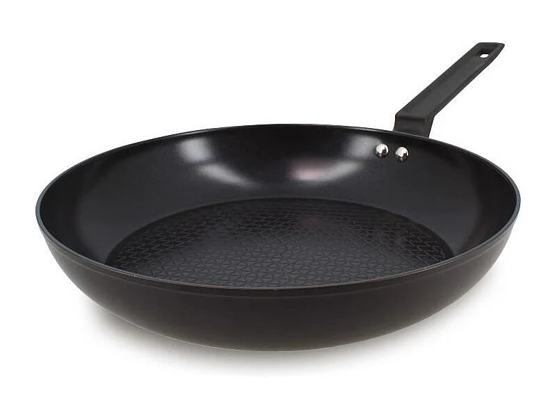 Menastyl - Poele First 30cm En Aluminium Noir Induction