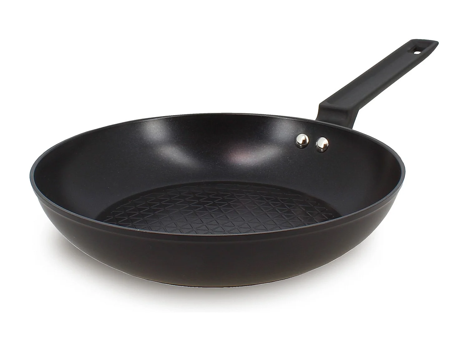 Menastyl - Poele First 24cm En Aluminium Noir Induction