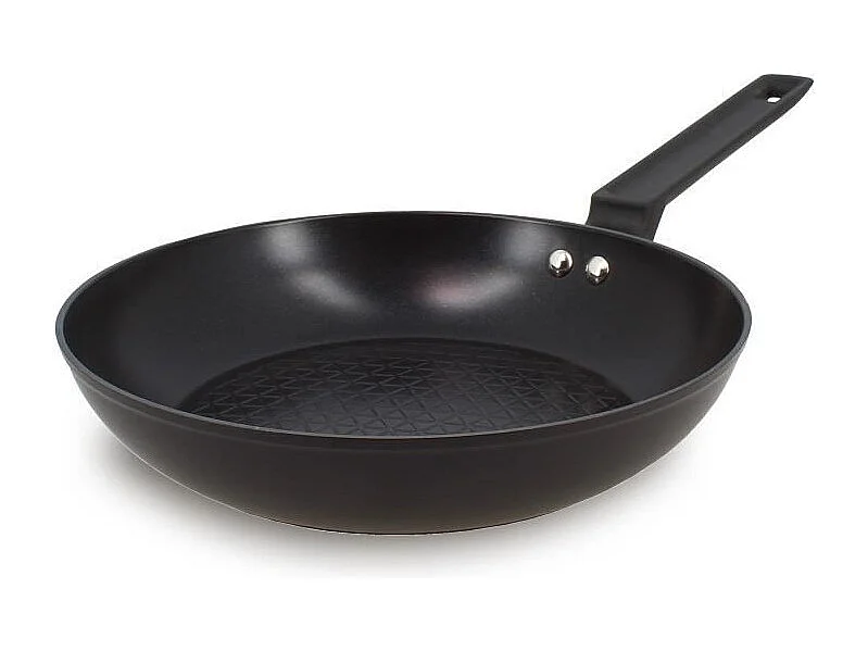 Menastyl - Poele First 24cm En Aluminium Noir Induction