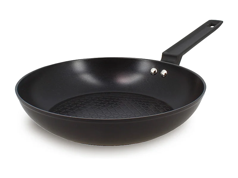 Menastyl - Poele First 24cm En Aluminium Noir Induction