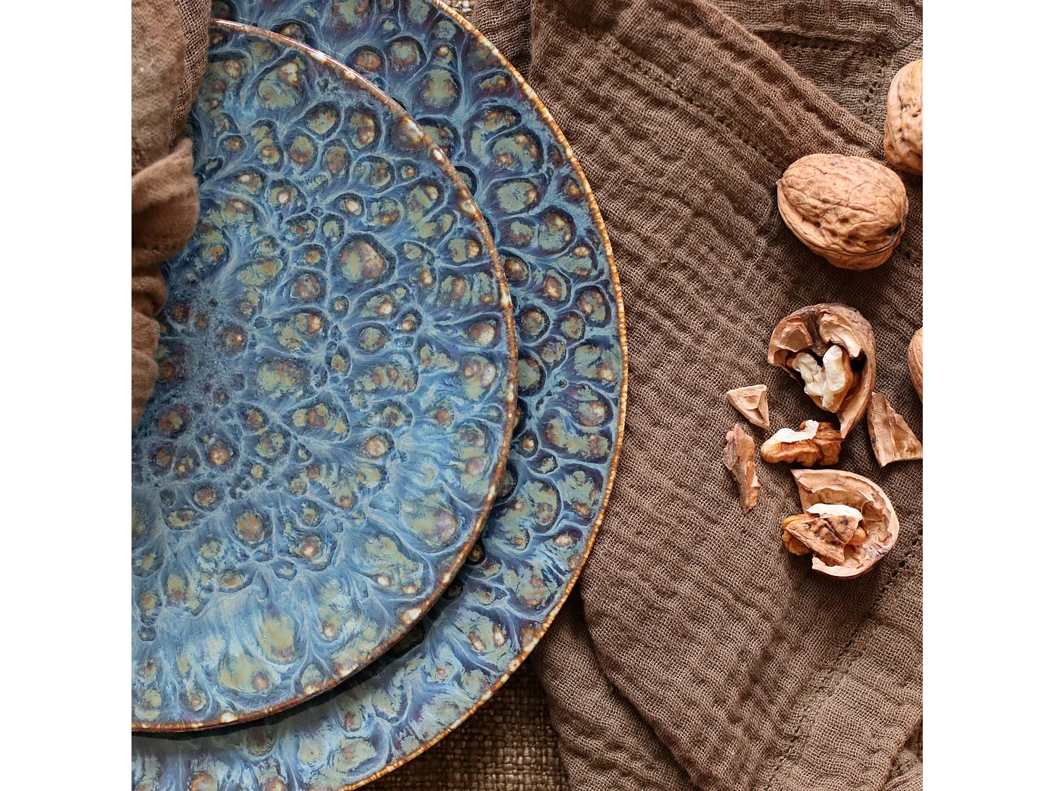 Ogo Living - Lot 6 Assiettes Plates Venus 27cm En Porcelaine