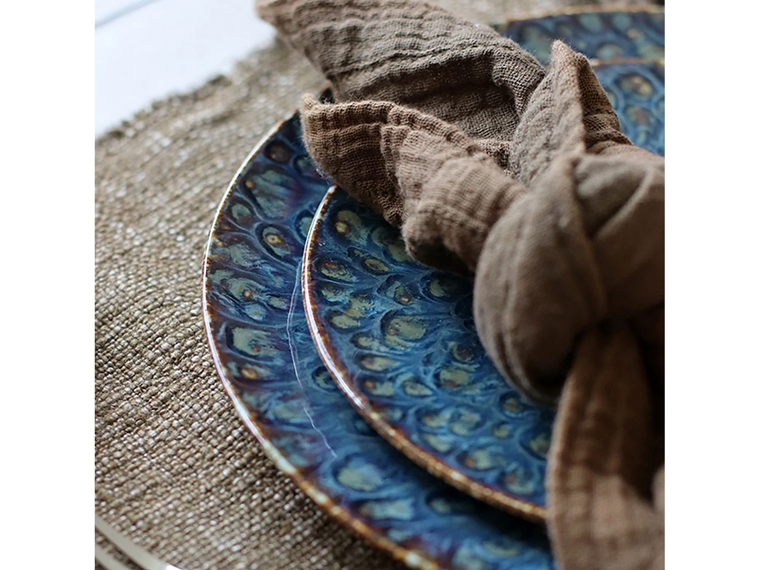 Ogo Living - Lot 6 Assiettes Plates Venus 27cm En Porcelaine