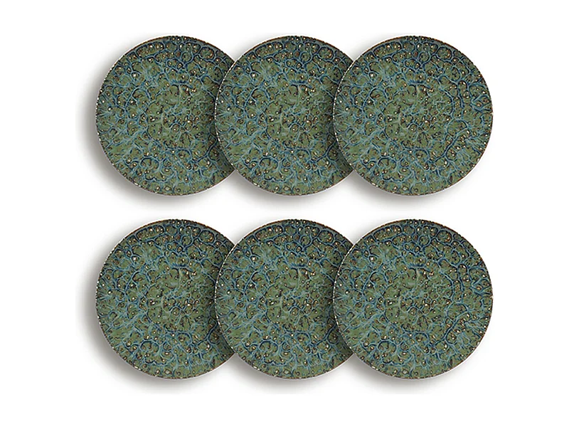 Ogo Living - Lot 6 Assiettes Plates Venus 27cm En Porcelaine