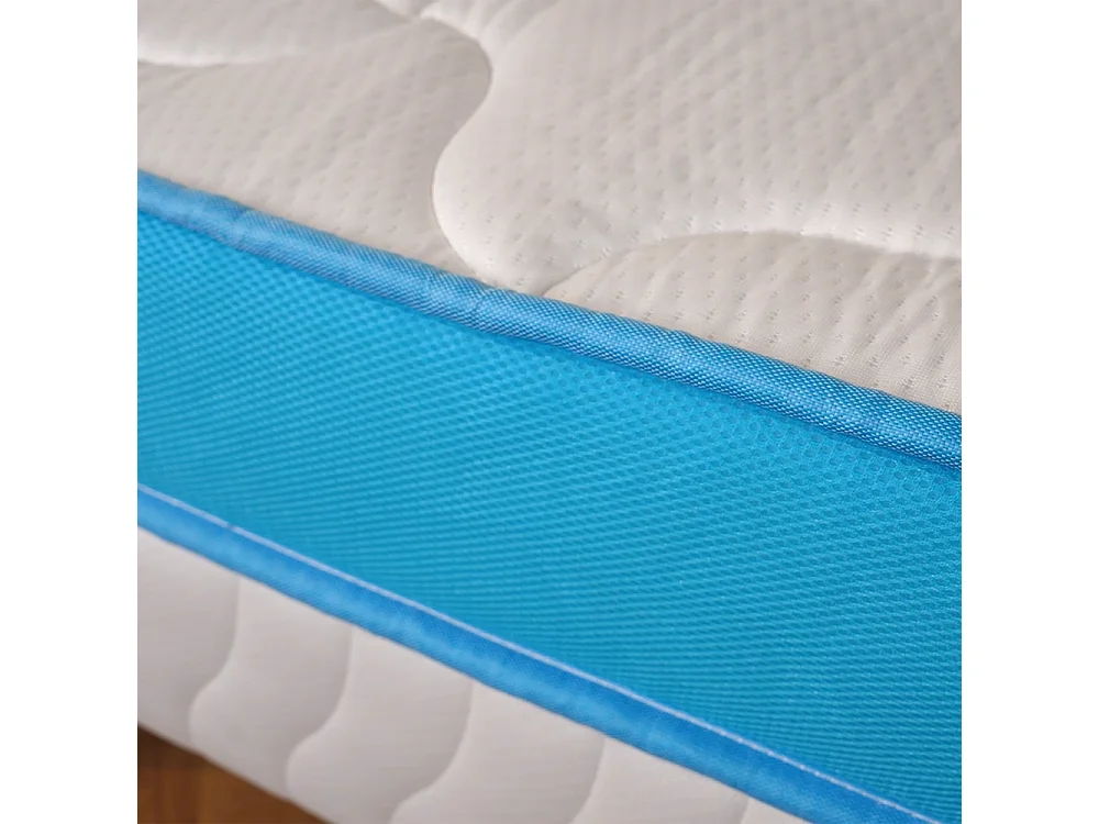 Matelas Fresh Memory 90x200 cm Mousse Haute Résilience Hauteur 15 cm