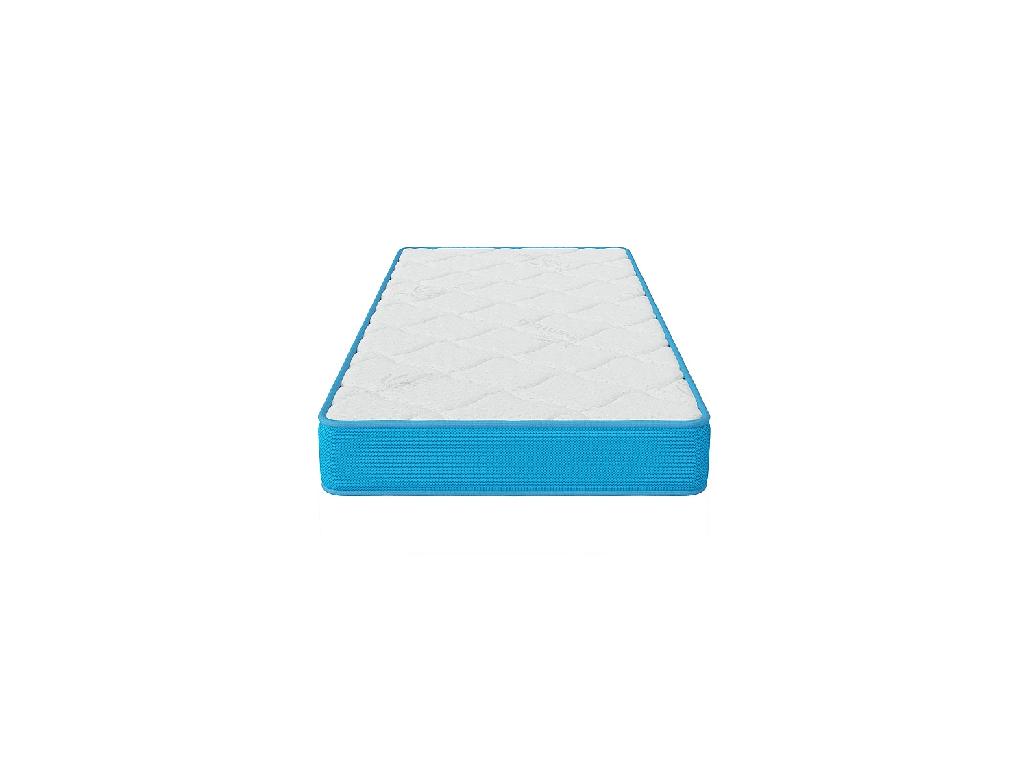 Matelas Fresh memory 90x190 cm Hauteur 15 cm Mousse à Mémoire de Forme polyuréthane haute résilience Soutien équilibré