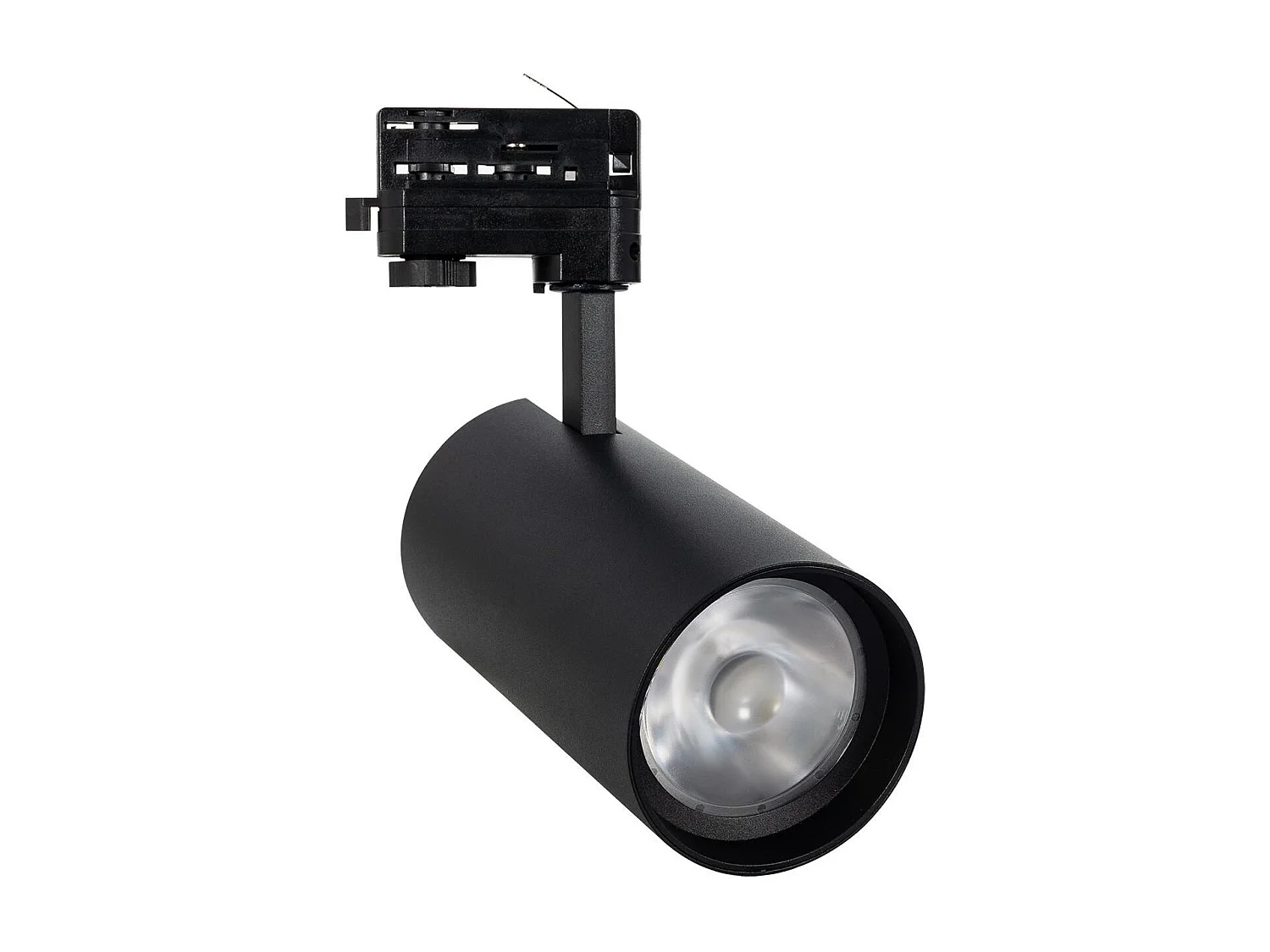 Spot LED sur Rail Triphasé 30W d'Angelo CCT Sélectionnable   Optique Variable Optique plate graduelle 15º