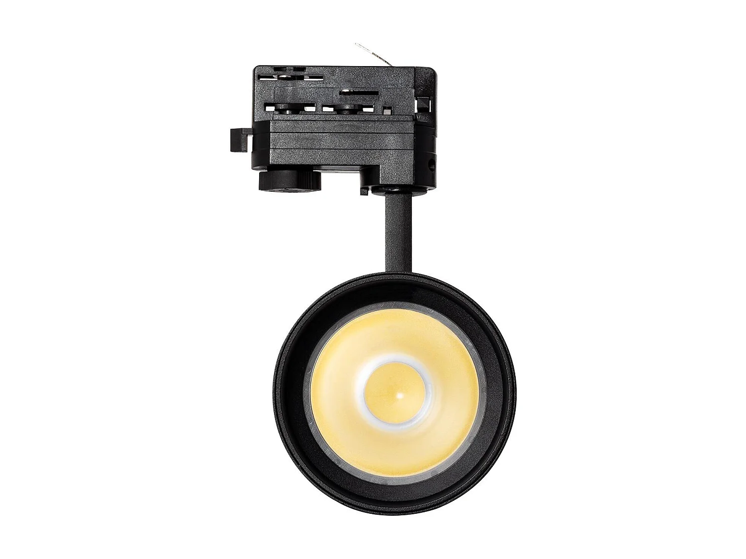 Spot LED sur Rail Triphasé 30W d'Angelo CCT Sélectionnable   Optique Variable Optique plate graduelle 15º