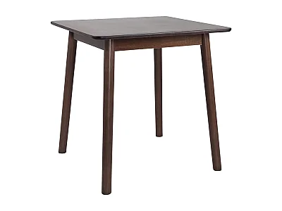 Stół kuchenny NITA 75x75 cm z litego drewna (ciemne drewno)