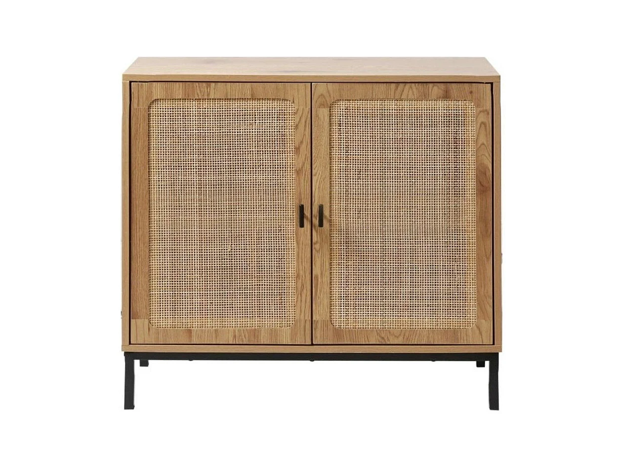 Buffet 2 Portes en Rotin Naturel L80 cm - JAYA