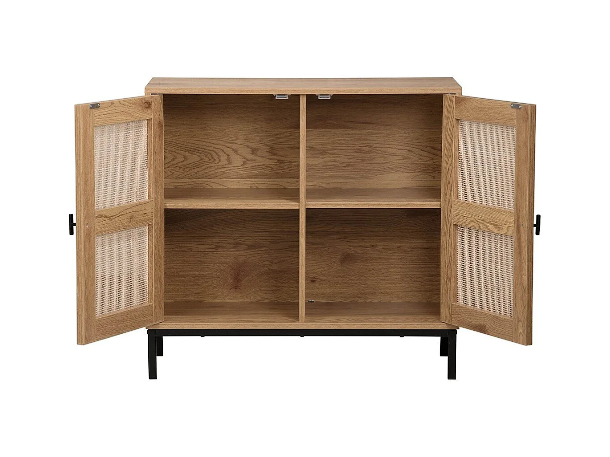 Buffet 2 Portes en Rotin Naturel L80 cm - JAYA