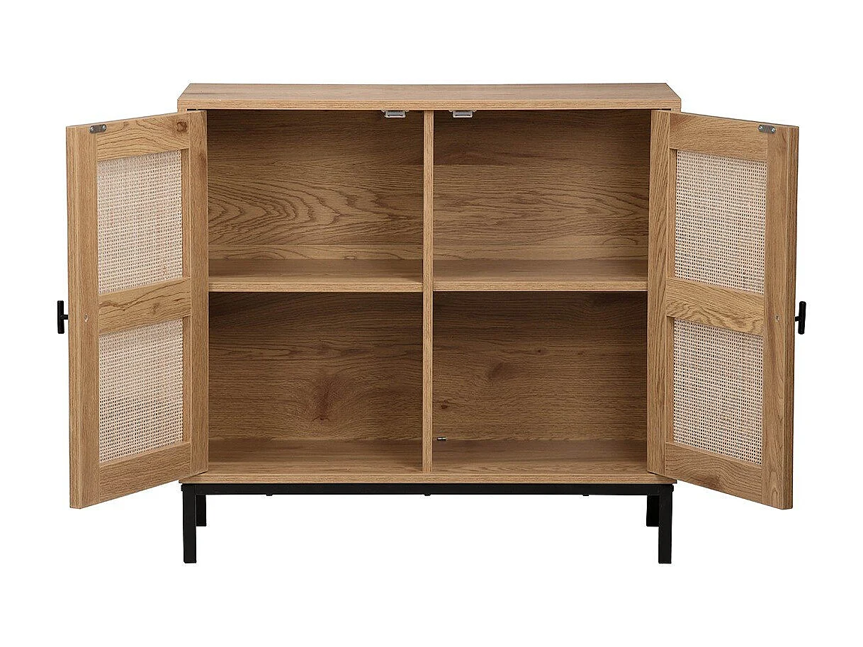 Buffet 2 Portes en Rotin Naturel L80 cm - JAYA