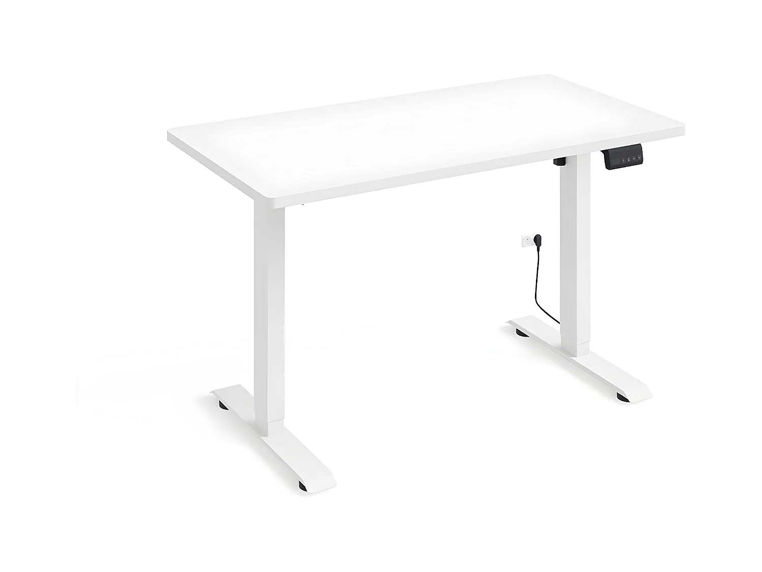 Bureau électrique 120 cm Ergo Blanc