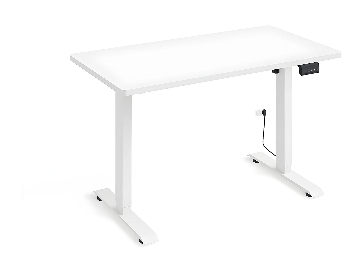 Bureau électrique 120 cm Ergo Blanc