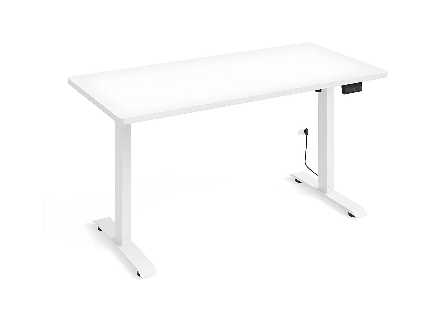 Bureau électrique 140 cm Ergo Blanc