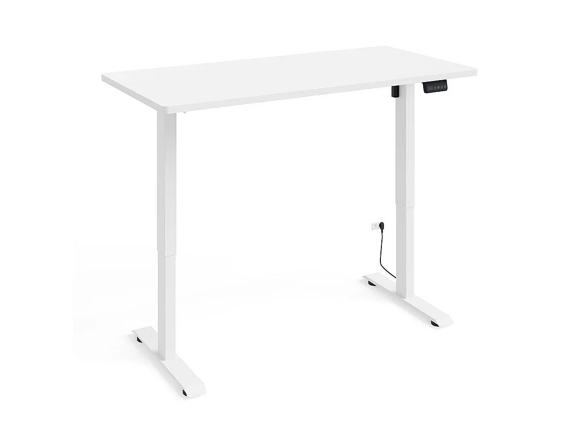 Bureau électrique 140 cm Ergo Blanc