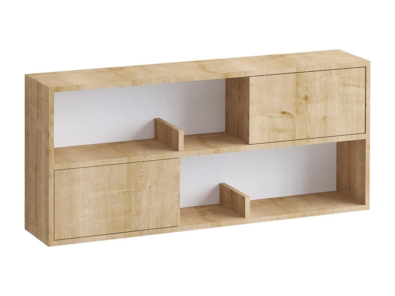 Aparador em Carvalho – 120 x 50 x 22 cm – Carvalho – Painéis de Partículas Revestidos a Melamina