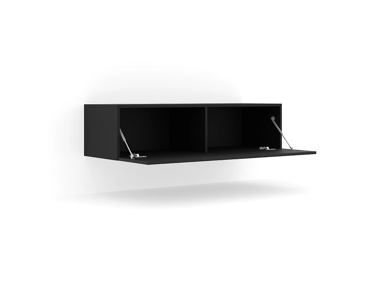 TV-møbel væghængt 1 dør 120 cm Bali Sort