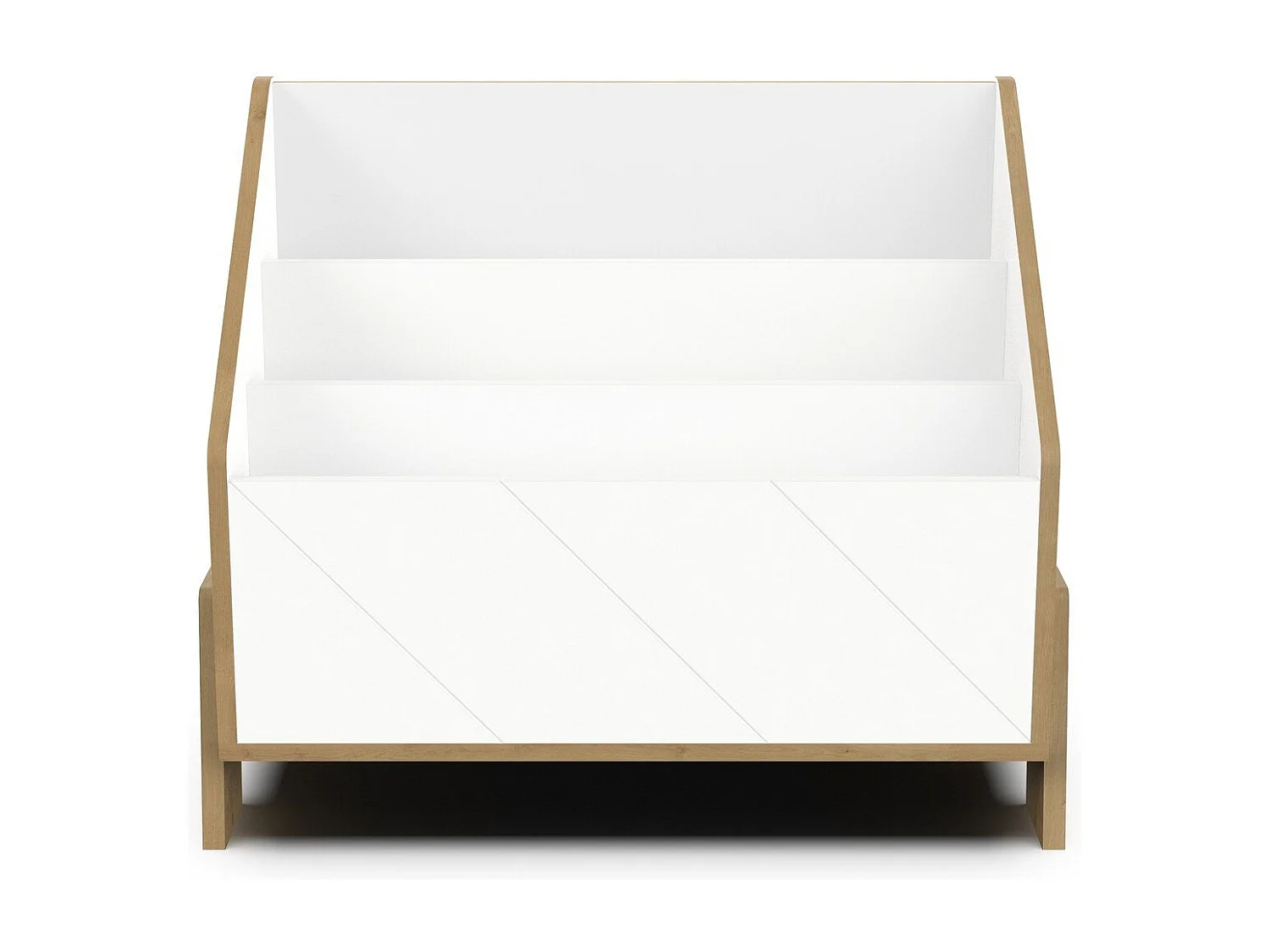 Scatola per libri decor bianca e quierca hamilton L68,6 cm - ALBIZIA