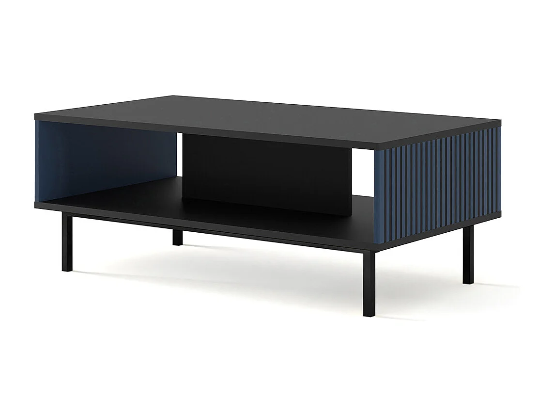 Philaé Blauw en Zwart 90 cm salontafel