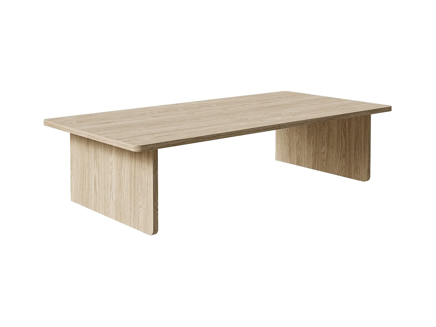 Couchtisch 2er-Set - 140x90 / 90x55 cm - Holzoptik Eiche - USALO