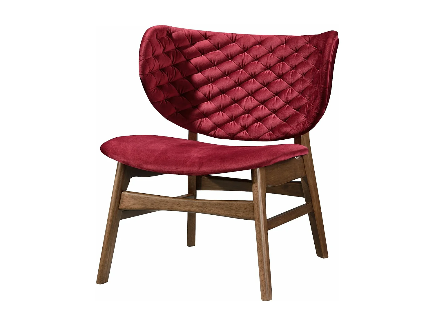 Fauteuil rembourré - bordeaux - TURKUL