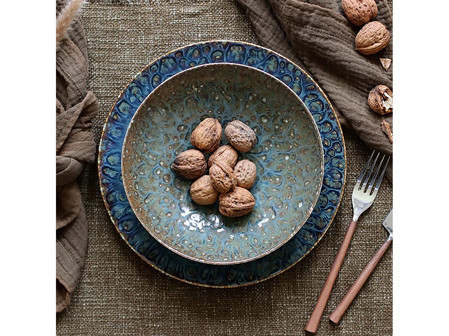 Ogo Living - Lot 6 Assiettes Calottes Venus 21cm En Porcelaine