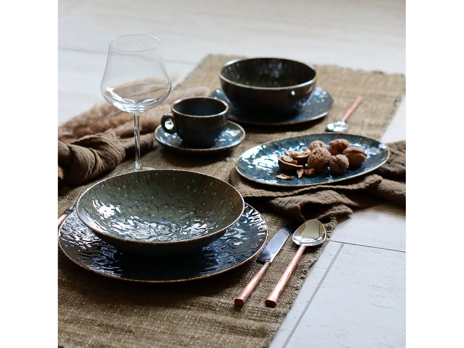 Ogo Living - Lot 6 Assiettes Calottes Venus 21cm En Porcelaine