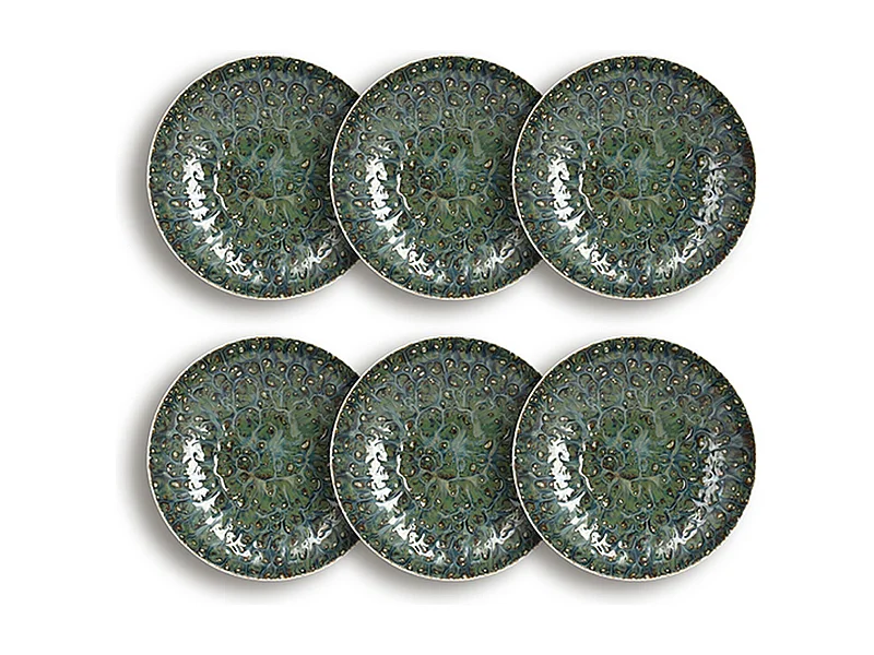 Ogo Living - Lot 6 Assiettes Calottes Venus 21cm En Porcelaine