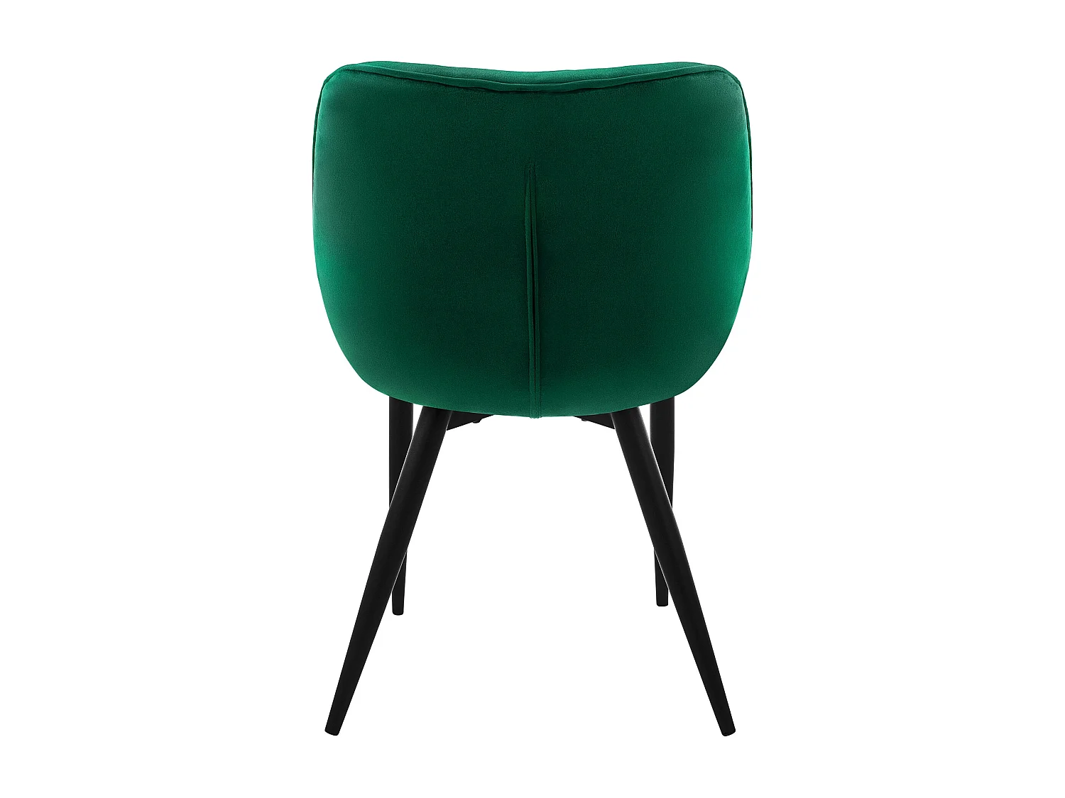 6x Sillas de terciopelo grueso verde oscuro asiento ergonómico para salón/cocina