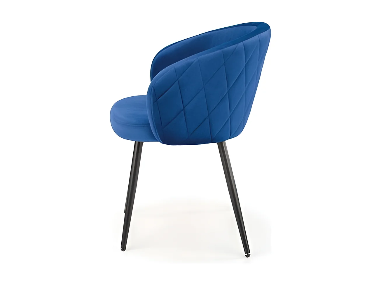 Chaise K430/Tissu/Bleu