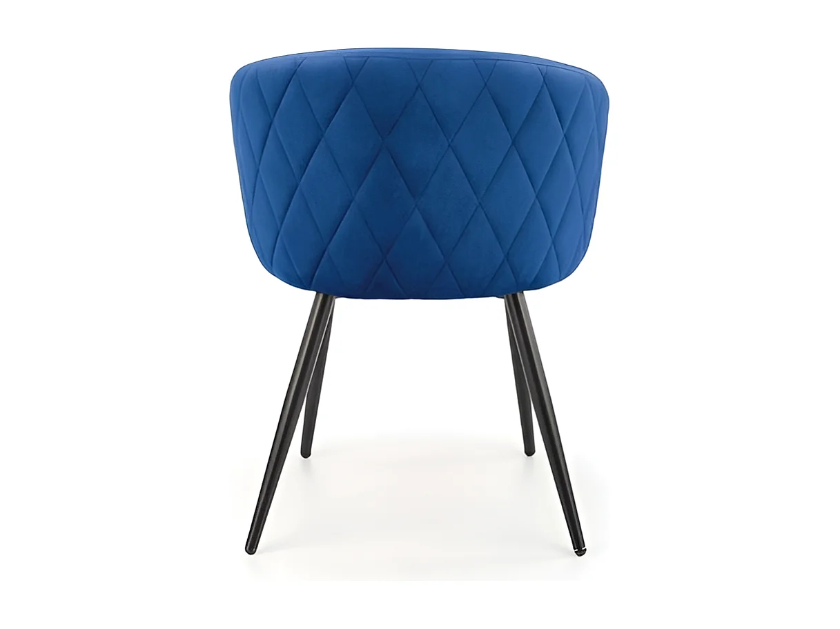 Chaise K430/Tissu/Bleu