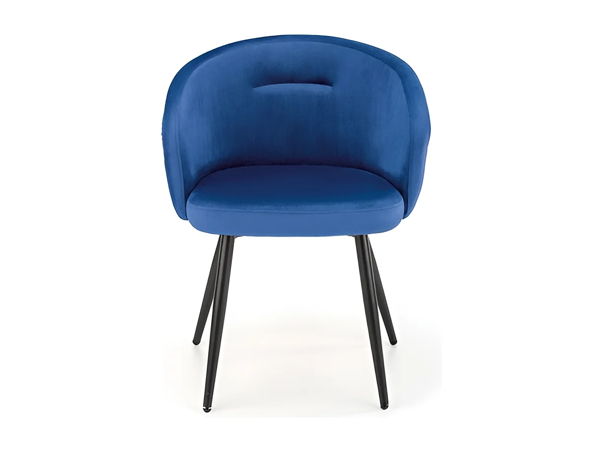 Chaise K430/Tissu/Bleu