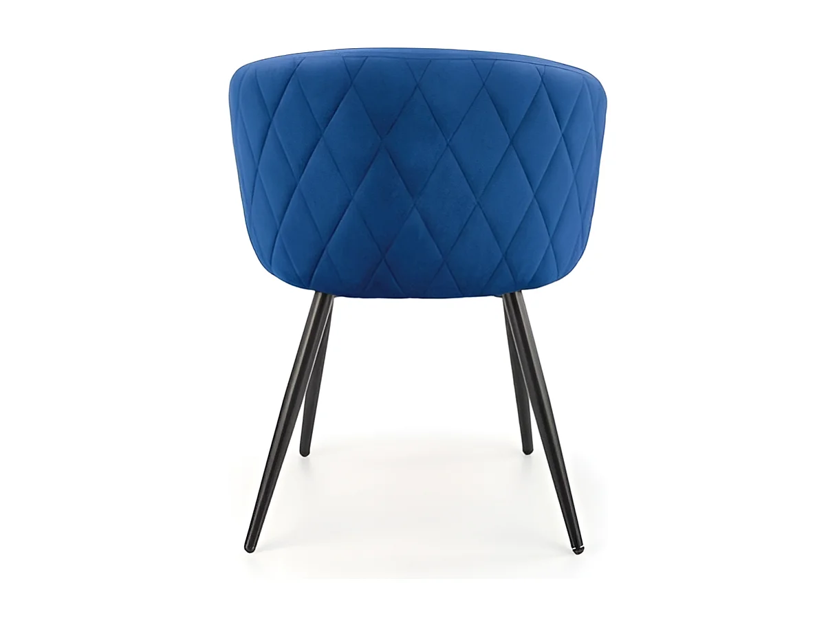 Chaise K430/Tissu/Bleu