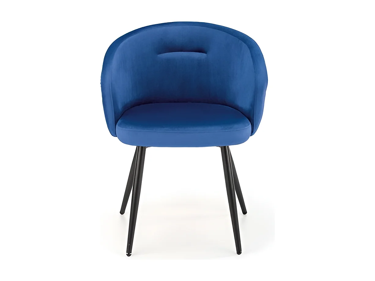 Chaise K430/Tissu/Bleu