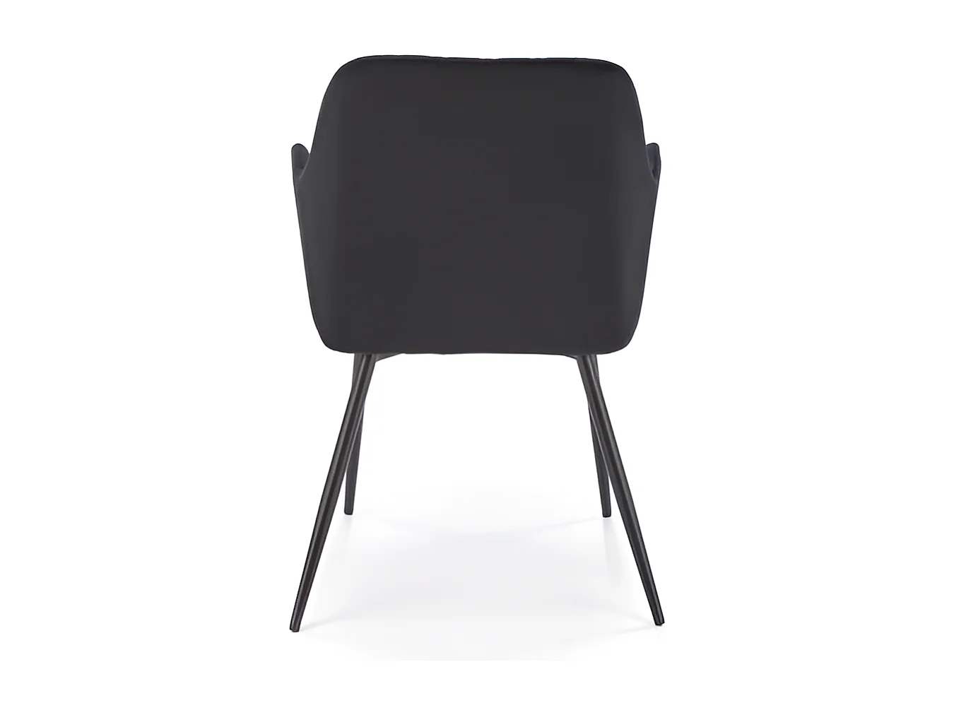 Sedia K558/Tessuto Veluto/Nero