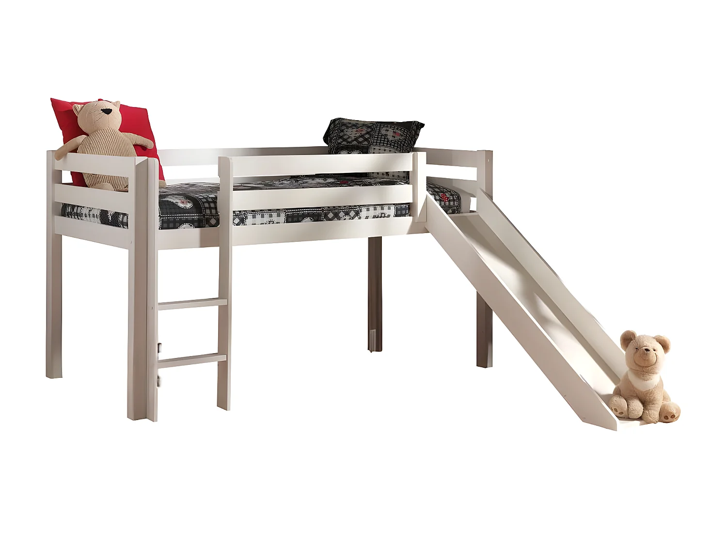 Letto A Soppalco PINO LB005 217x209x114 Bianco