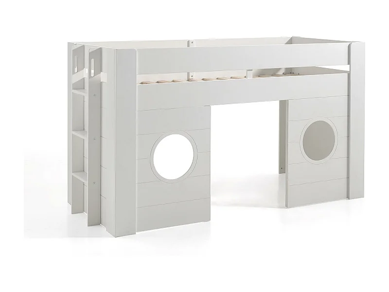 Letto A Soppalco FREYA LB005 96x214x121 Bianco