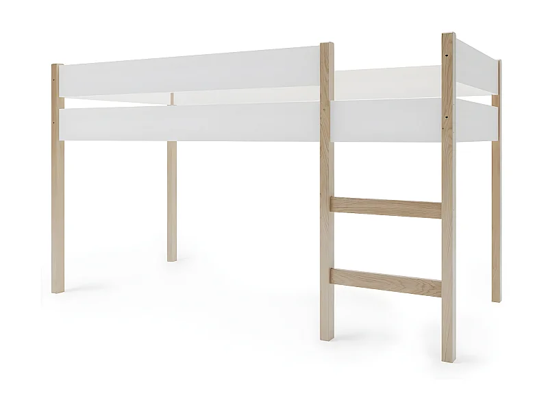 Letto A Soppalco GROTT LB005 99x208x120 Bianco