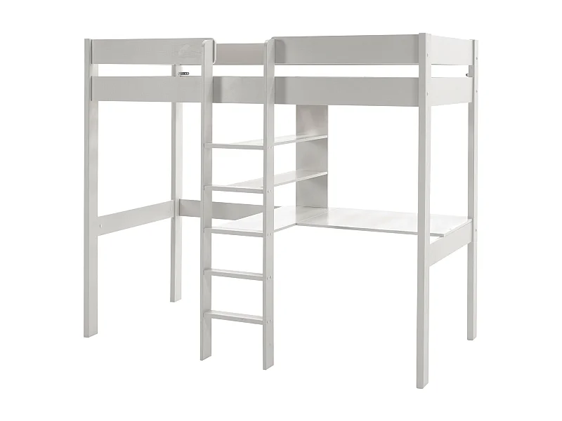 Letto A Soppalco PINO LB005 105x208x174 Bianco