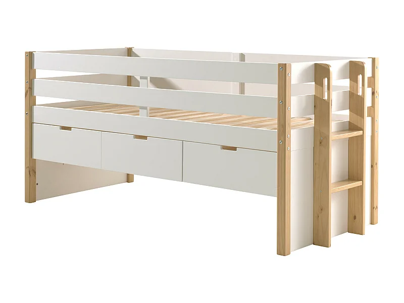 Letto A Soppalco MAGRIT LB005 98x219x100 Beige