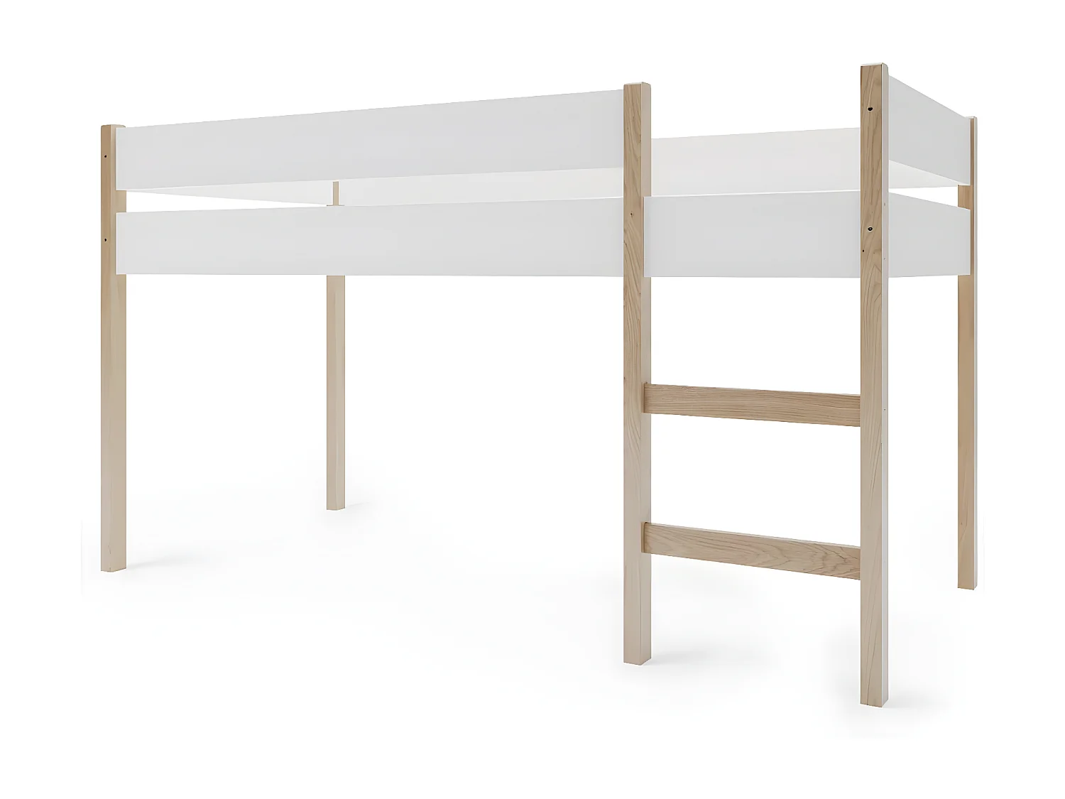 Cama loft GROTT LB005 90x200 cm Branco