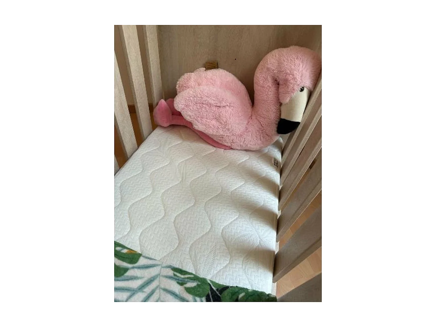 Matelas bébé climatisé + housse réutilisable 140x60 cm